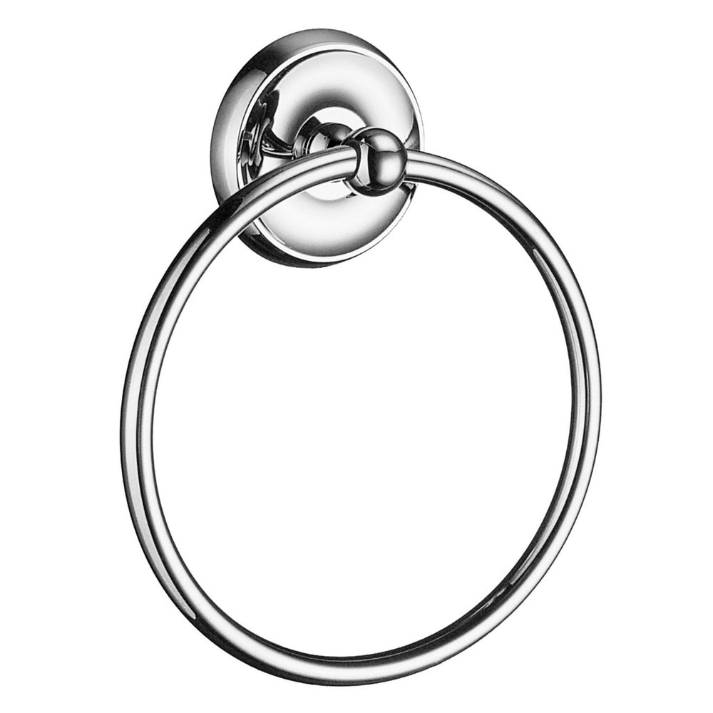 Smedbo SME, Polished Chrome K244 Towel Ring, 4.1 x 15.5 x 19.6 cm