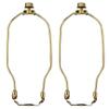 Royal Designs, Inc. Heavy Dutty Lamp Harp Kit With Table Lamp Harp Holder, 10 inch, Polished Brown Base, Set of 2 view 1