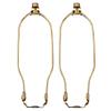 Royal Designs, Inc. Heavy Dutty Lamp Harp Kit With Table Lamp Harp Holder, 11.5 inch, Polished Brown Base, Set of 2 view 1