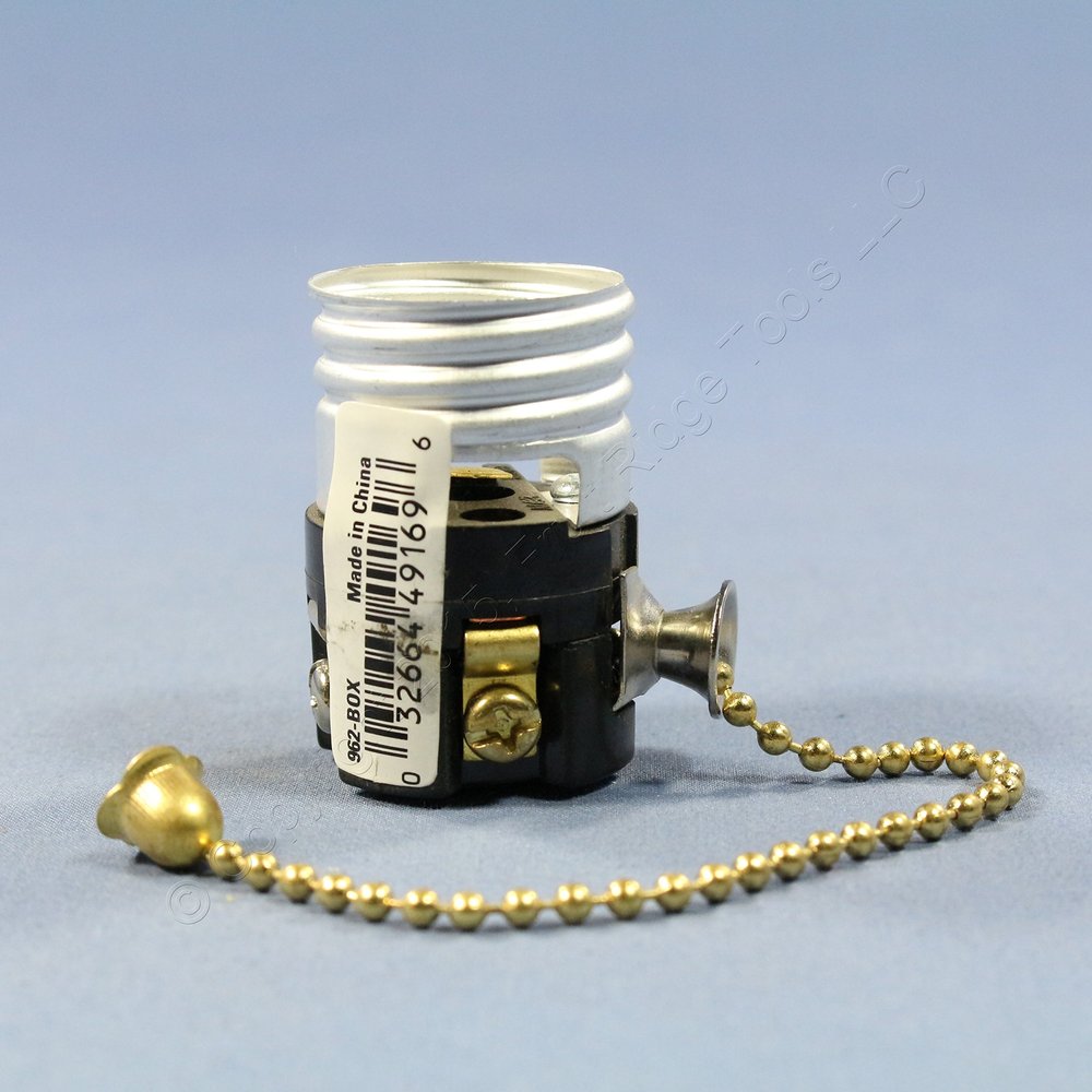 Cooper 962 Pull Chain Light Socket Interior 250W 250V