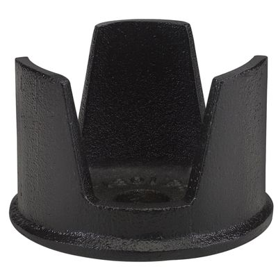 Hinkley Outdoor Pier Mount Base, Pier Mount Adapter for Post Lights, Aluminum, 3.25" Diameter, Wet Rated, Black Finish