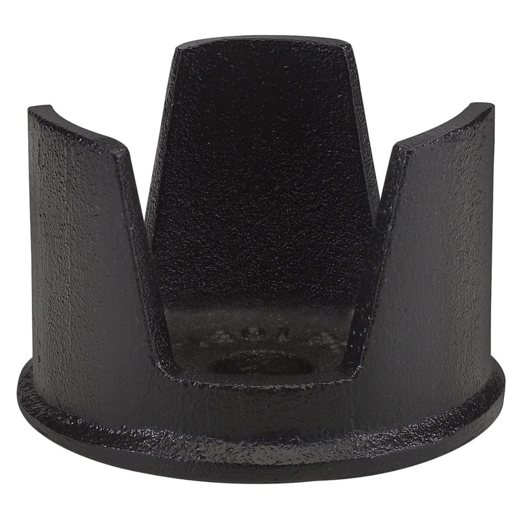 Hinkley Outdoor Pier Mount Base, Pier Mount Adapter for Post Lights, Aluminum, 3.25" Diameter, Wet Rated, Black Finish