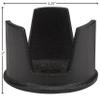 Hinkley Outdoor Pier Mount Base, Pier Mount Adapter for Post Lights, Aluminum, 3.25" Diameter, Wet Rated, Black Finish view 2