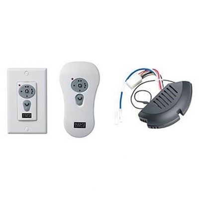 Monte Carlo CK300 Traditional Reversible Wall-Hand-held Combo Remote Control Kits Collection in White Finish, See image