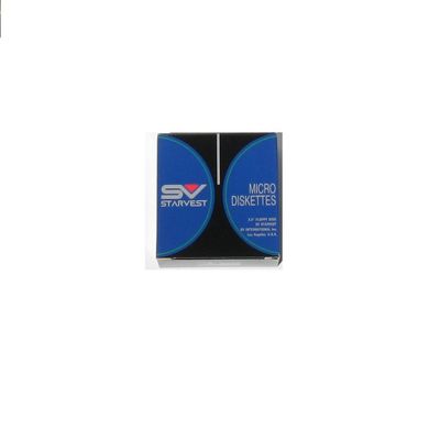 Starvest Diskette, 3.5 in. HD 2MB/1.44MB IBM /DOS Fmt, bulk, Gray, 10 Pack