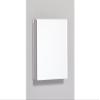 Robern S18SKM Side Kit for Series S Cabinet, 4"W x 18"H, Satin Aluminum/Mirrored view 1