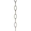 Progress Lighting Accessory Chain - 10' of 9 Gauge Chain, Indoor & Outdoor, P8757-134, Silver Ridge view 1