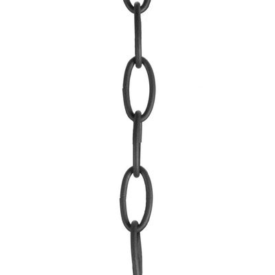 Progress Lighting Accessory Chain - 10' of 9 Gauge Chain, Indoor & Outdoor, P8757-31, Textured Black