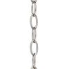Progress Lighting Accessory Chain - 10' of 9 Gauge Chain, Indoor & Outdoor, P8757-09, Brushed Nickel view 1