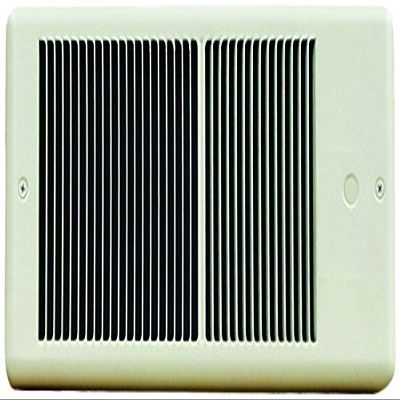 TPI HF4315RPW Series 4300 Low Profile Fan Forced Wall Heater Without Thermostat, Standard, White, 1500/1125 W