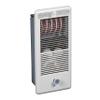 TPI E4310TRPW Series 4300 Low Profile Fan Forced Wall Heater with Wall Box, Standard Model, Single Pole Inbuilt Thermostat, 1000 W, 8.33 Amps, White view 1