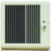 TPI HF4315TRP Series 4300 Low Profile Fan Forced Wall Heater with 1 Pole Thermostat, Standard, Ivory, 1500/1125 W view 1