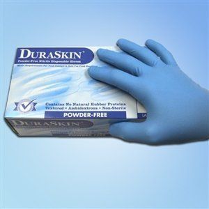 Liberty 2016W Nitrile Industrial Glove, Powder Free, Disposable, 6 mil Thickness, XL, Blue, 1000/case