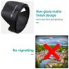 JJC HB-N106 Reversible Dedicated Lens Hood Shade for Nikon AF-P DX 18-55mm f/3.5-5.6G VR, AF-P DX 18-55mm f/3.5-5.6G Lens on Nikon D3500 D3400 D5600 D7500 Camera (NOT for Older Nikon 18-55mm Lens) view 4