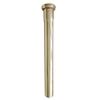 Westbrass D421-01 1-1/4" x 12" Slip Joint Extension Tube, Polished Brass view 3