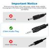 Sqrmekoko Replacement Charging Power Supply Cable Cord Line for JBL Synchros E40BT E50BT J56BT S400BT S700 and AKG K490NC K495NC N60NC Headphones (6inch) view 4