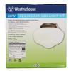 LED Schoolhouse Indoor/Outdoor Ceiling Fan Light Kit, Oil Rubbed Bronze Finish with White Opal Glass view 4
