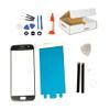 (md0410) Screen Repair Kit Compatible Galaxy S7 G930 - Front Outer Lens Glass Replacement (Onyx Black) view 1