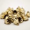 Dozen Mini Brass Claw Bells (.8"-1" H), Camel Bells for Jewelry, Clothing, Curtains, Decorative Accent, Chimes view 1