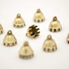 Dozen Mini Brass Claw Bells (.8"-1" H), Camel Bells for Jewelry, Clothing, Curtains, Decorative Accent, Chimes view 4