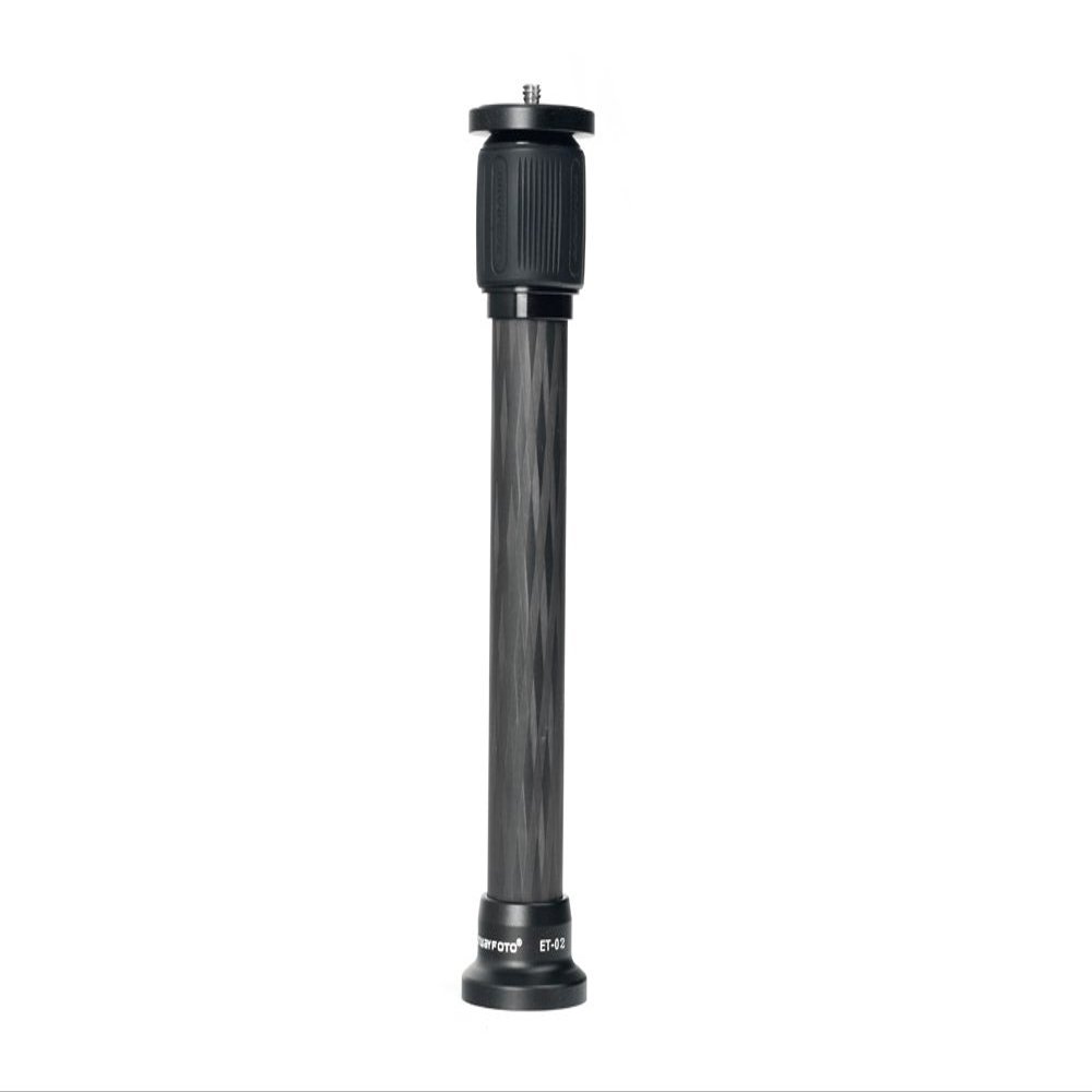 Sunwayfoto ET-02 CF Tripod Extension Tube Carbon Fibre Fiber 2 Section Extender