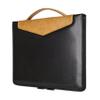 Moshi Codex Laptop Case for MacBook 12", Lightweight Vegan Leather, Weather-Resistant Coating, Viscotex Memory Foam, Protective Carrying Bag Stylish Sleeve, Onyx Black view 3