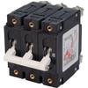 Blue Sea Systems C-Series White Toggle Triple Pole 80A Circuit Breaker view 1