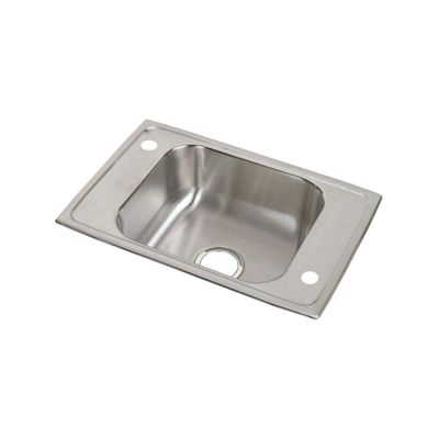 Elkay CDKAD2517652 Celebrity Utility Sink Stainless Steel Top Mount 2 Holes