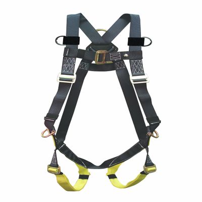 Elk River 42309 Premium Universal Polyester/Nylon Full Body 3 Steel D-Ring Harness with Parachute Mating Buckles and Fall Indicator, Fits Medium to 2X-Large