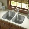 STERLING, a KOHLER Company 11409-NA McAllister 31-3/4-inch by 20-3/4-inch Under-mount Large/Medium Double Bowl Kitchen Sink, Stainless Steel, 8.00 x 18.00 x 32.00 inches view 2