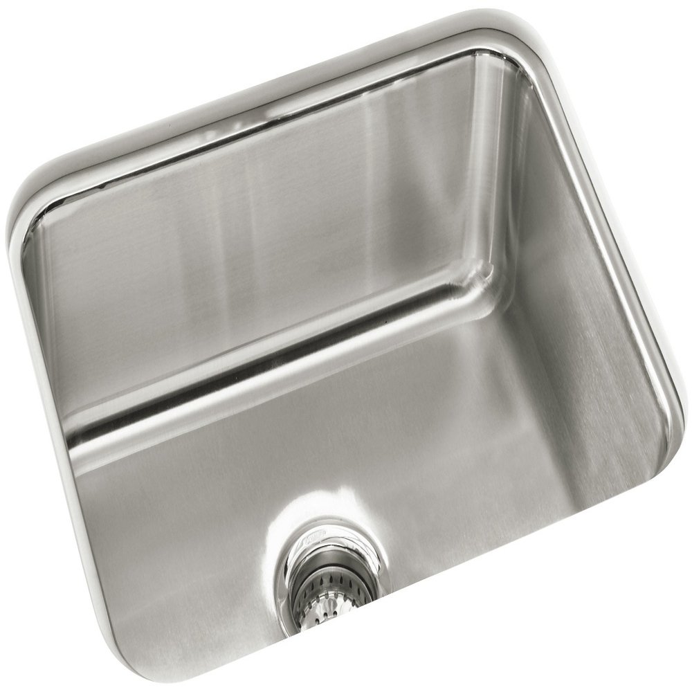 STERLING, a KOHLER Company 11447-NA McAllister 24 x 18 x 8-Inch Under-mount Single Bowl Kitchen Sink, Stainless Steel