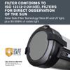 Celestron 94243 EclipSmart Solar Eclipse Telescope Filter  ISO 12312-2 Compliant, Secure Fit with Solar Safe Film, Works with 6 Schmidt-Cassegrain Telescopes, Black view 2