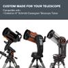 Celestron 94243 EclipSmart Solar Eclipse Telescope Filter  ISO 12312-2 Compliant, Secure Fit with Solar Safe Film, Works with 6 Schmidt-Cassegrain Telescopes, Black view 3