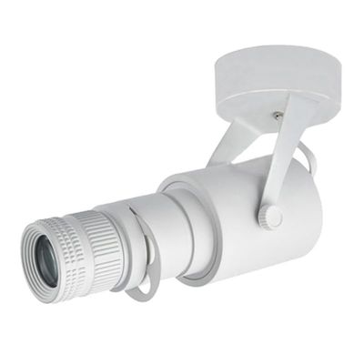 LUMINTURS 20W LED Ceiling Picture Spot Downlight Focus Adjustable Zoom Zoomable Lamp Fixture Light White-Finish Warm white