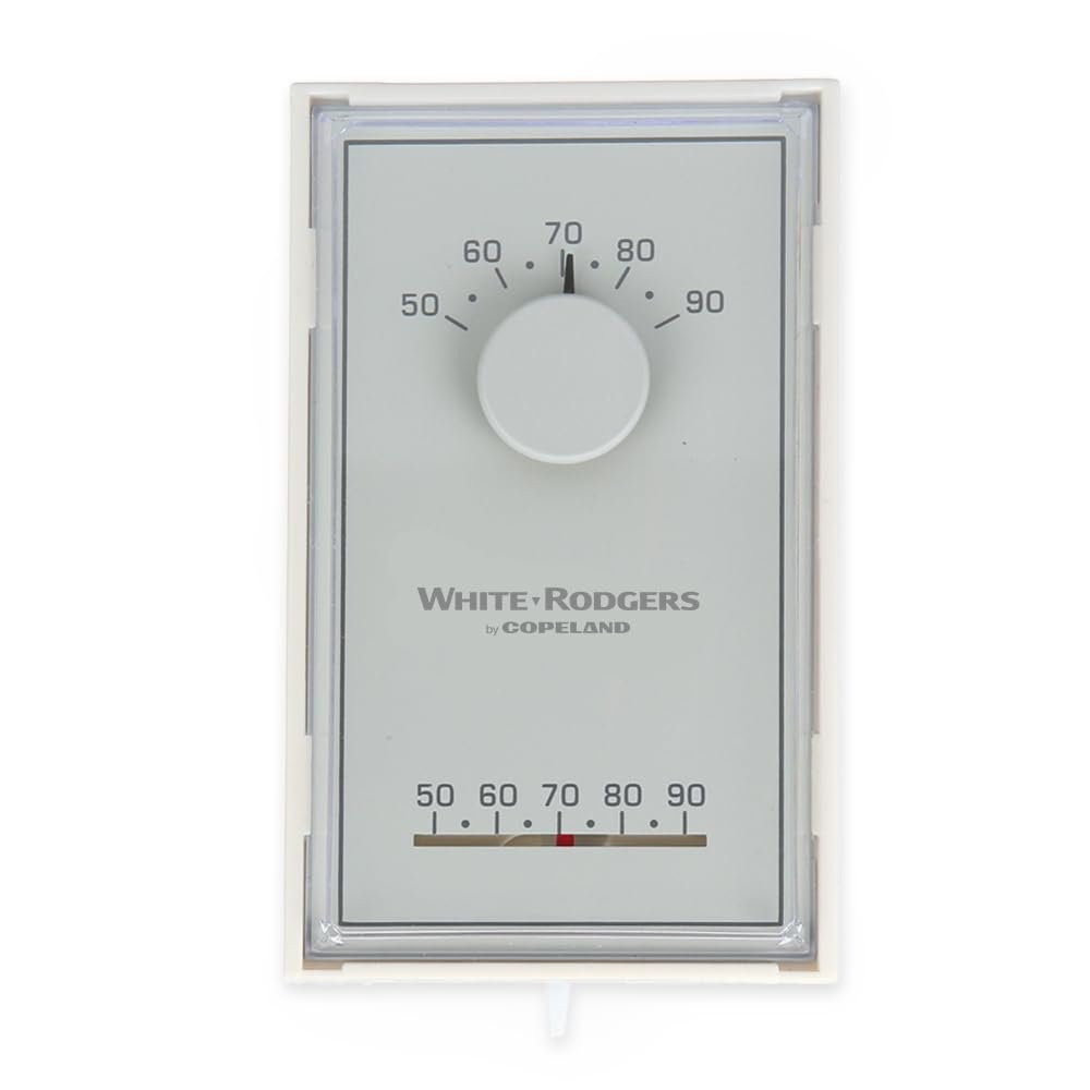 White-Rodgers Low V Mechanical Thermostat, 1E30N-910