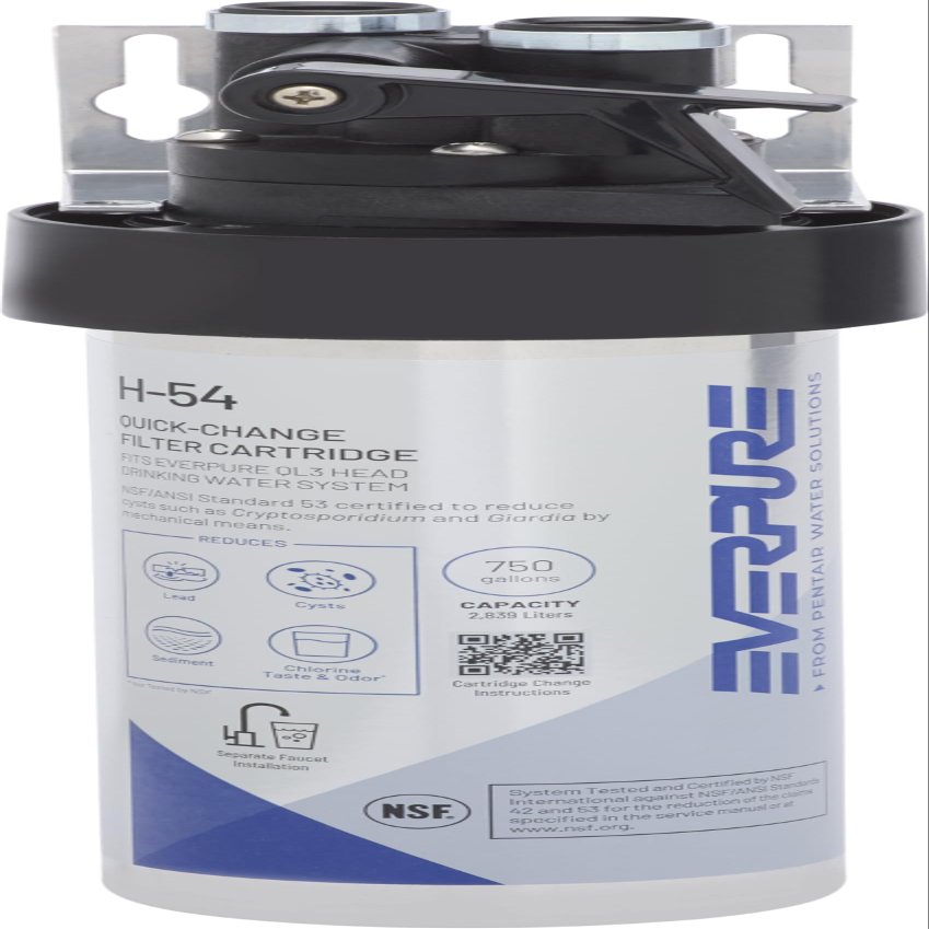 Pentair Everpure H-54 Under Sink Drinking Water System, EV925267