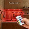 BASON LIGHTING RGB Under Cabinet Lighting, Wireless Remote Control, 16-Color Plug in Puck Lights, Dimmable LED Cabinet Light Kit for Kitchen, Bookshelf, Counter, 4 Pack view 2