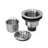 BNSCS 3.5" Stainless Steel Strainer-Colander for Kitchen Sink view 1