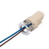 ODETOJOY G9 Base Bulb Socket Ceramic Lamp Holder Halogen Beads with Wire Stand LED Aging Test Lamp Bracket (1pc) view 3