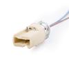 ODETOJOY G9 Base Bulb Socket Ceramic Lamp Holder Halogen Beads with Wire Stand LED Aging Test Lamp Bracket (1pc) view 4