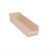 Quantum Storage QSB106 Hanging Plastic Shelf Bin Storage Containers - 23-5/8" x 6-5/8" x 4" - 8 Pack view 1