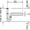 Duravit 0050260000 Siphon for Washbasin, 1 1/4-Inch view 3
