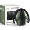 Pro For Sho 34dB NRR Ear Protection, Noise Reduction Ear Muffs - Green view 1