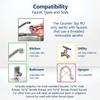 Chrome Faucet Diverter Valve (Includes adapter ring) Reverse Osmosis/Water Filters 1/4"- For Both Female & Male Faucets view 3