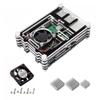 Smraza Case for Raspberry Pi 3/2 Model B, with 9 Layers Computer Case,1 pcs Cooling Fan and 3 pcs Aluminum Heatsinks(Not includethe Board for Raspberry Pi) view 1