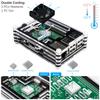 Smraza Case for Raspberry Pi 3/2 Model B, with 9 Layers Computer Case,1 pcs Cooling Fan and 3 pcs Aluminum Heatsinks(Not includethe Board for Raspberry Pi) view 2