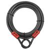 BV Heavy-Duty 30FT Security Cable with Loops - 10mm (3/8 Inch) Cut-Resistant Braided Steel Cable - Versatile & Weatherproof - Security Chain for Padlock, Chain Lock, Wire Lock view 1
