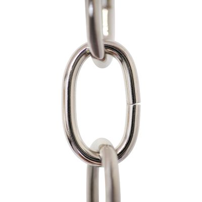 RCH Hardware CH-S56-11S-PN Steel Chandelier Chain 9 Gauge, Polished Nickel (1 Foot)