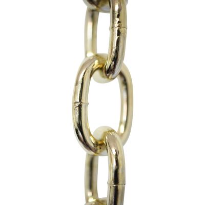 RCH Hardware CH-S60-02-PB Steel Fixture Chain, 5 Gauge, Polished Brass