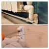 uxcell 20mm Dia PVC U Shaped Pipe Fitting Clamps Clips Water Tube Holder White 30pcs view 4